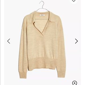 Madewell NWOT Polo Sweater